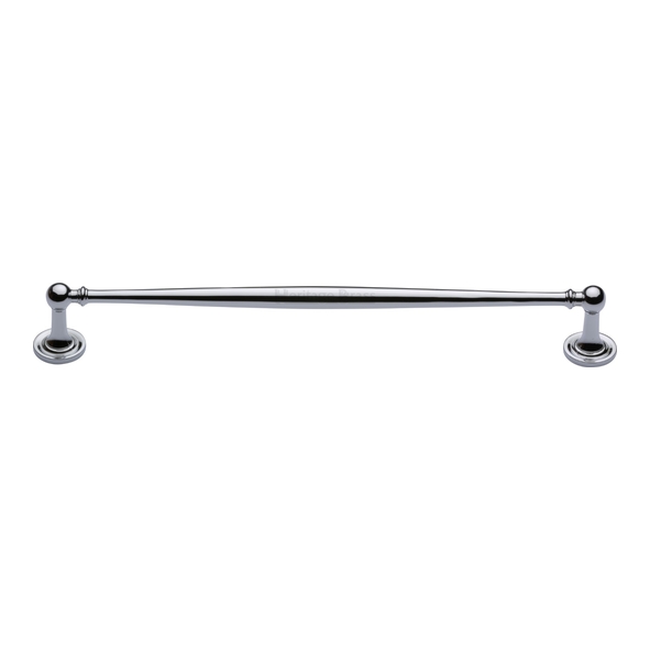 C2533 254-PC • 254 x 271 x 38mm • Polished Chrome • Heritage Brass Elegant Cabinet Pull Handle